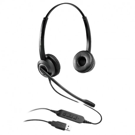 Auricular Grandstream GUV3000 biaural HD + Micro. USB-A