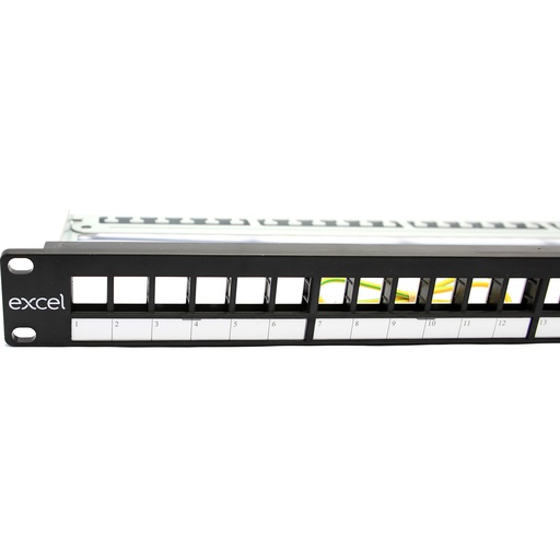 [100-095] Panel parcheo para 24 RJ45 KEYSTONE 1U